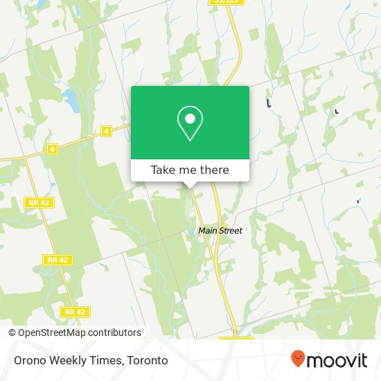 Orono Weekly Times map