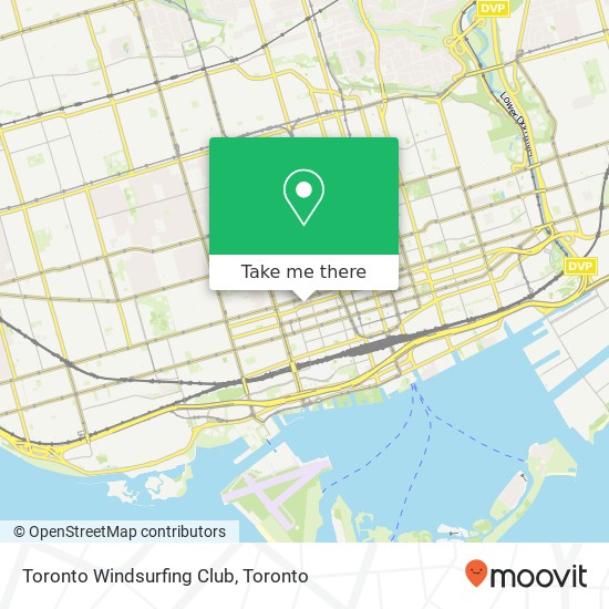 Toronto Windsurfing Club map