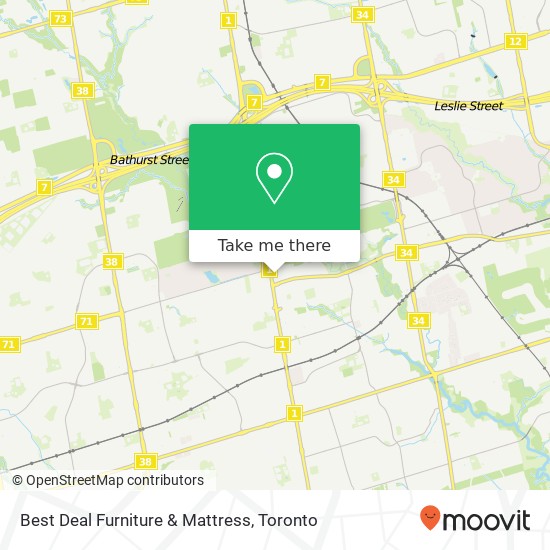 Best Deal Furniture & Mattress map