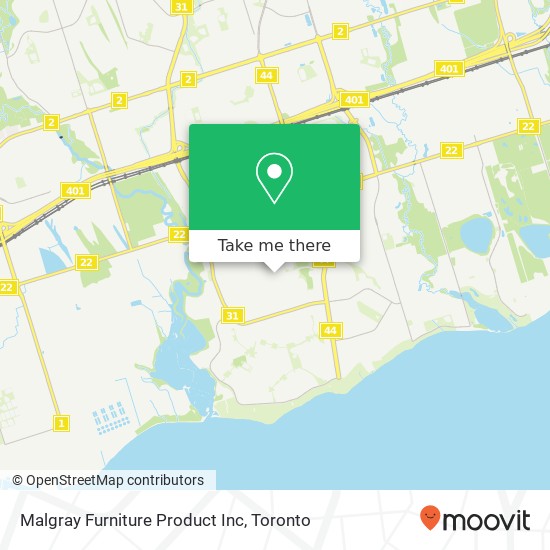 Malgray Furniture Product Inc map