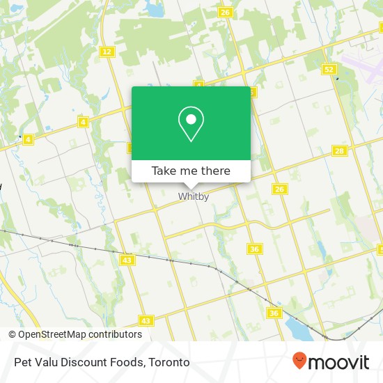 Pet Valu Discount Foods map