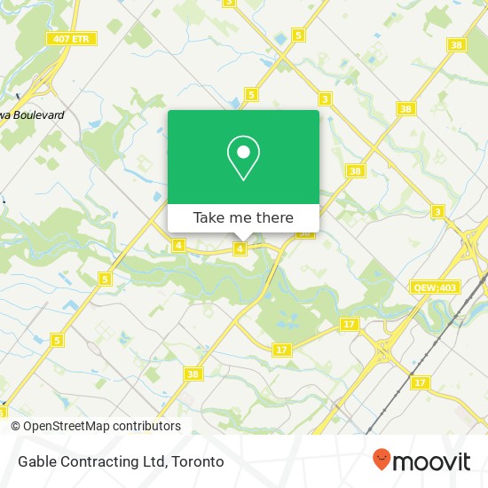 Gable Contracting Ltd map