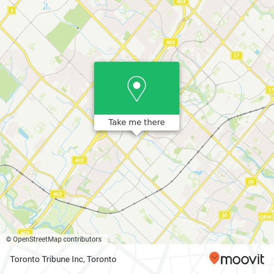 Toronto Tribune Inc map