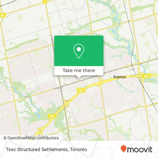 Tssc Structured Settlements map