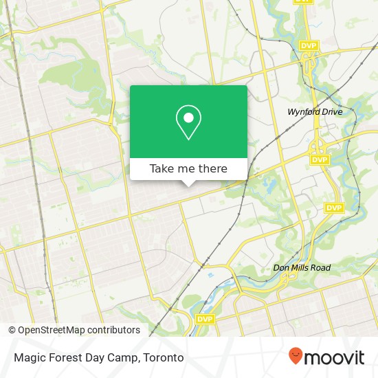 Magic Forest Day Camp map