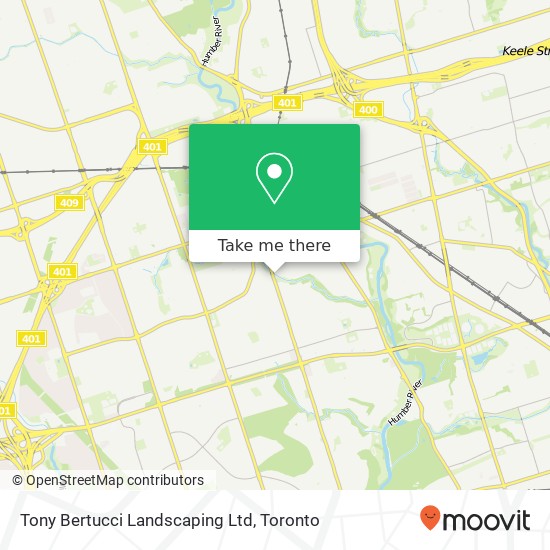 Tony Bertucci Landscaping Ltd map