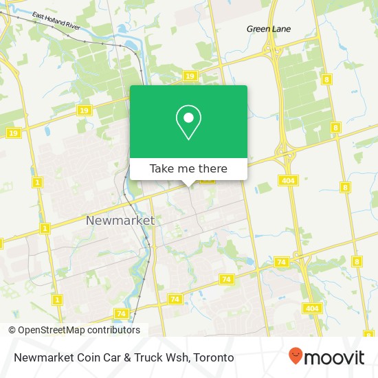 Newmarket Coin Car & Truck Wsh map