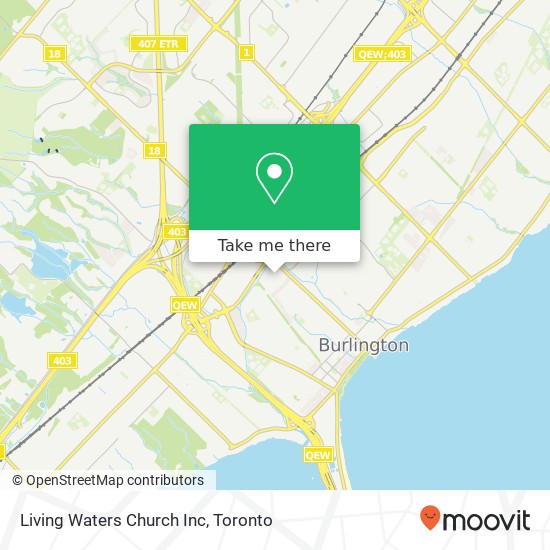 Living Waters Church Inc map