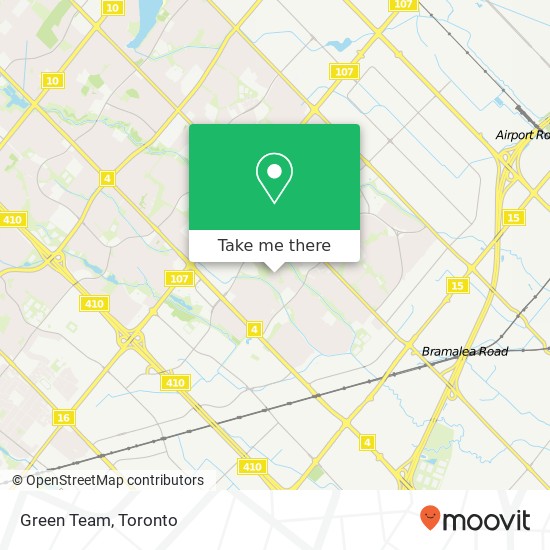 Green Team map