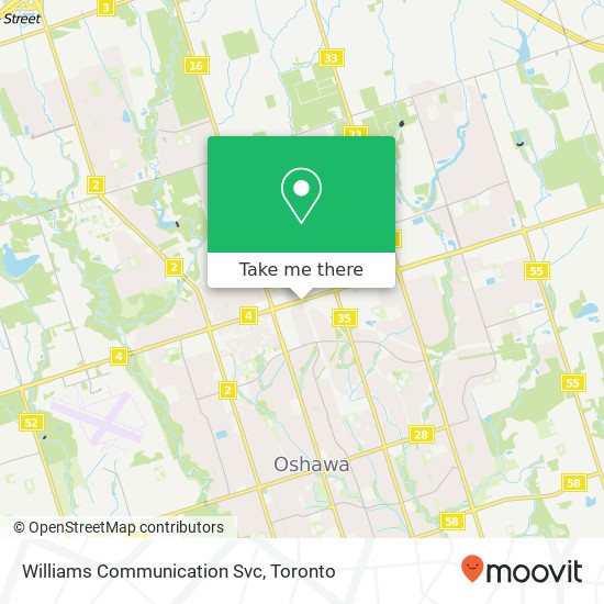 Williams Communication Svc map