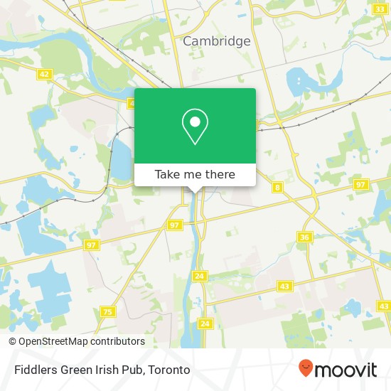 Fiddlers Green Irish Pub map