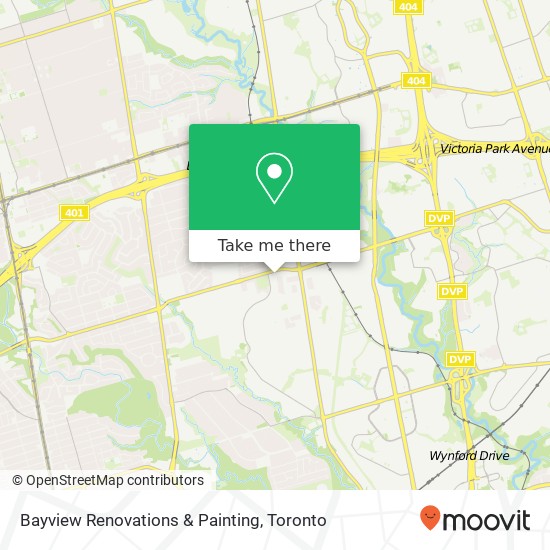 Bayview Renovations & Painting map