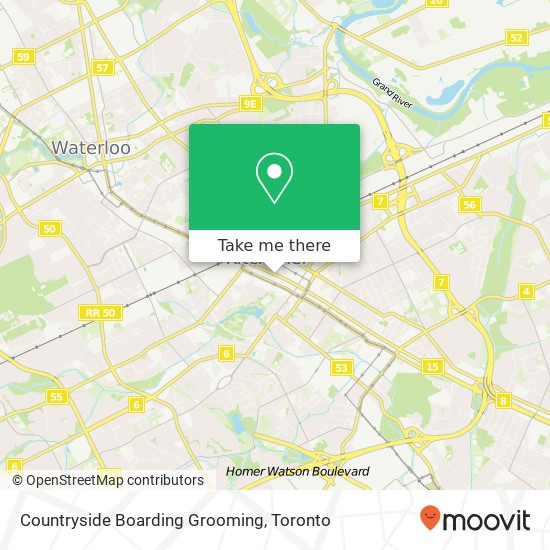 Countryside Boarding Grooming map