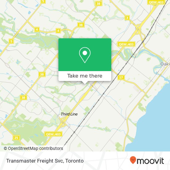 Transmaster Freight Svc map
