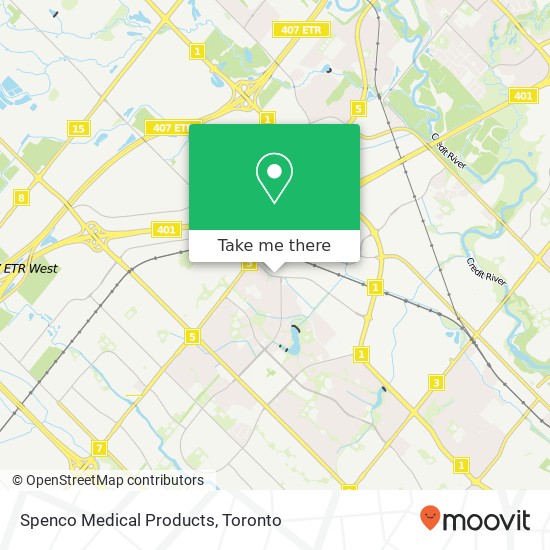 Spenco Medical Products map
