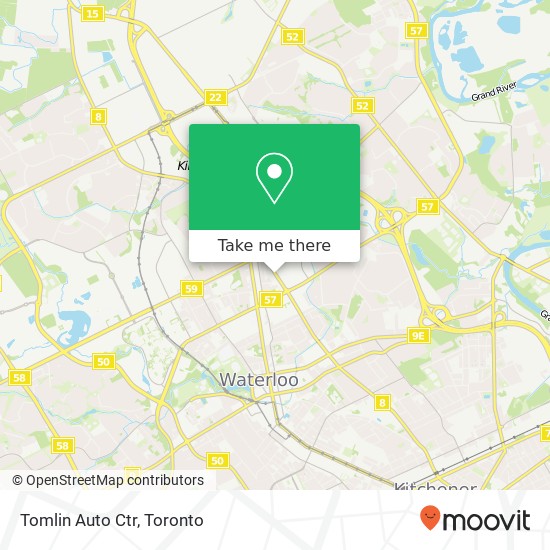 Tomlin Auto Ctr map