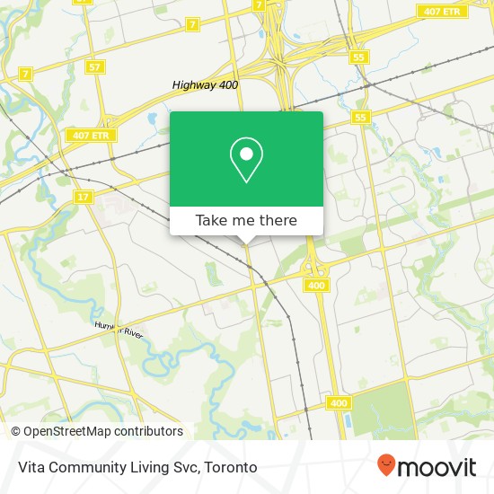 Vita Community Living Svc map