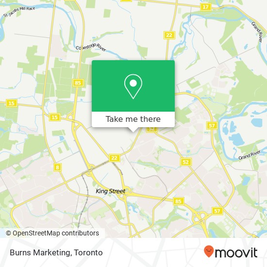 Burns Marketing map