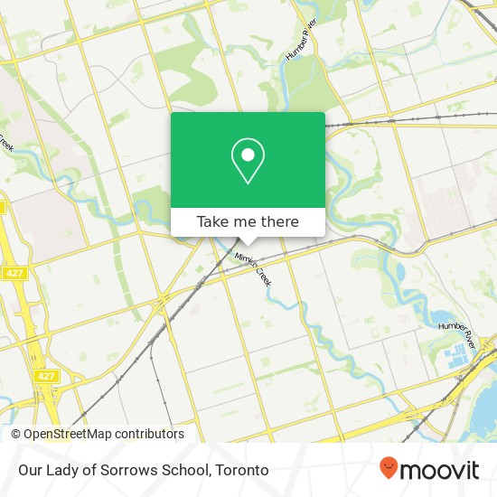 Our Lady of Sorrows School map