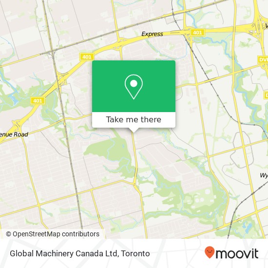 Global Machinery Canada Ltd map