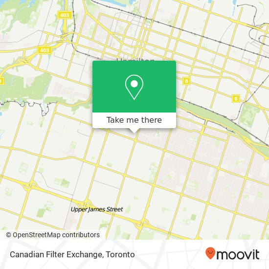 Canadian Filter Exchange map