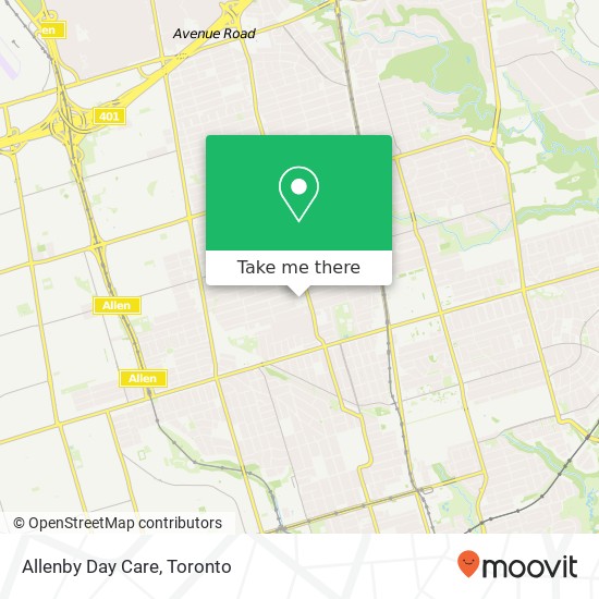 Allenby Day Care map
