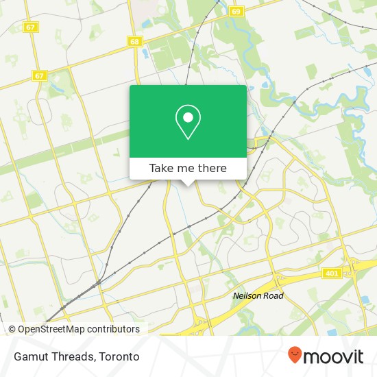 Gamut Threads map
