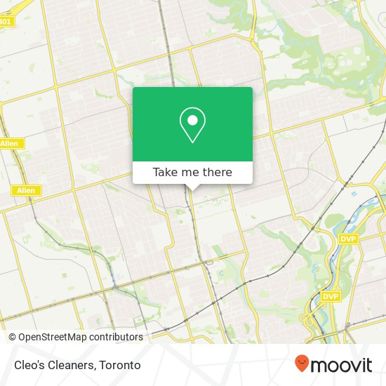 Cleo's Cleaners map