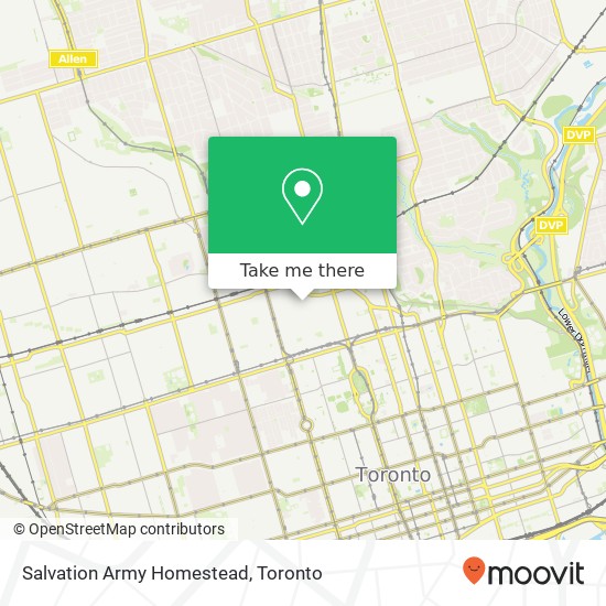 Salvation Army Homestead map