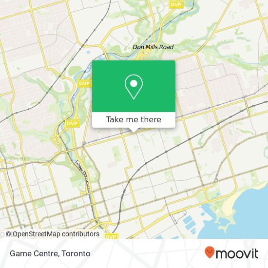 Game Centre map