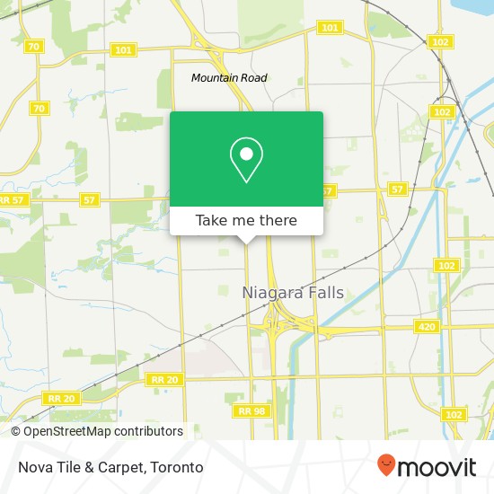 Nova Tile & Carpet map