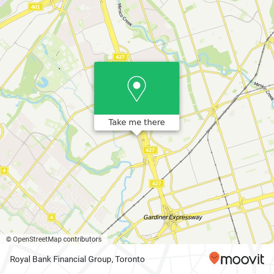 Royal Bank Financial Group map