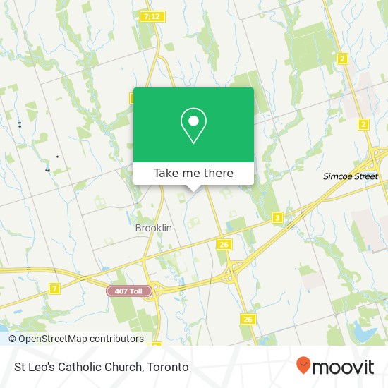 St Leo's Catholic Church map