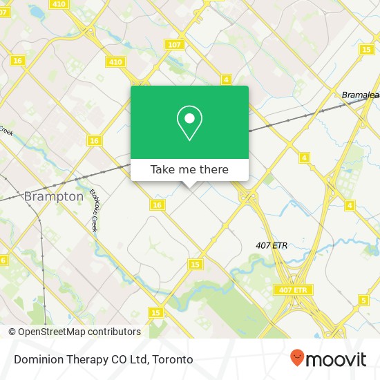 Dominion Therapy CO Ltd map