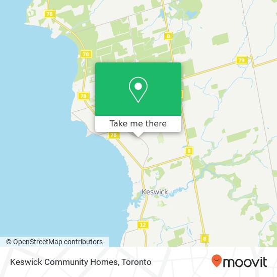 Keswick Community Homes map
