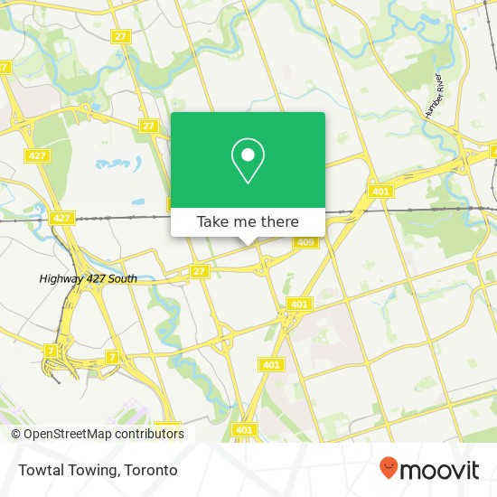 Towtal Towing map