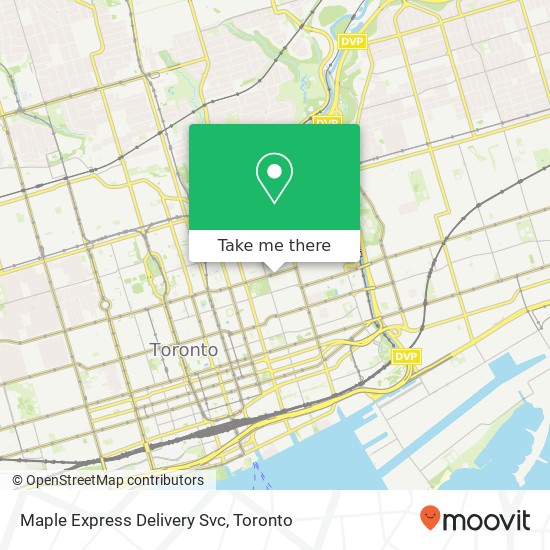 Maple Express Delivery Svc map