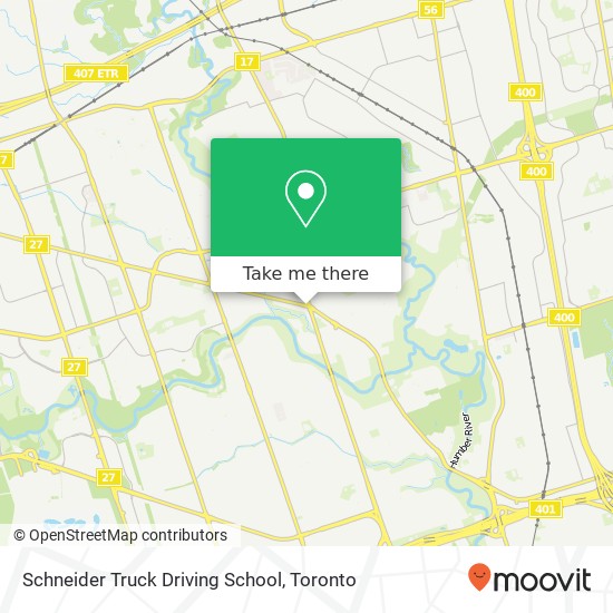 Schneider Truck Driving School map
