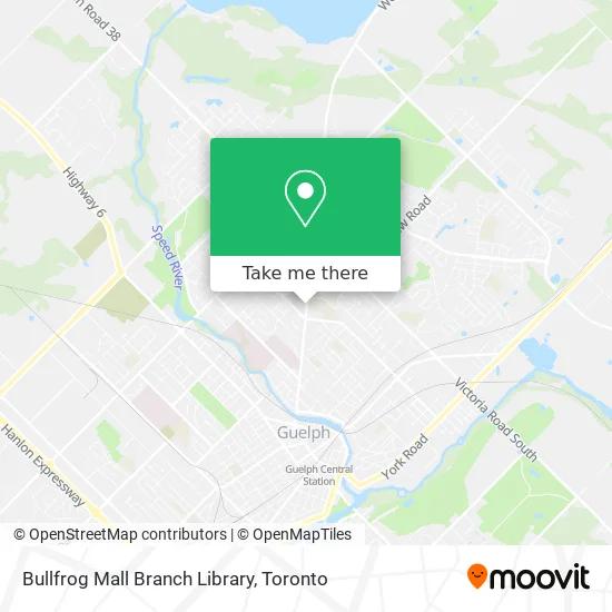 Bullfrog Mall Branch Library plan