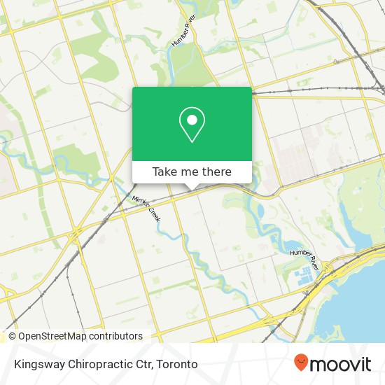 Kingsway Chiropractic Ctr map