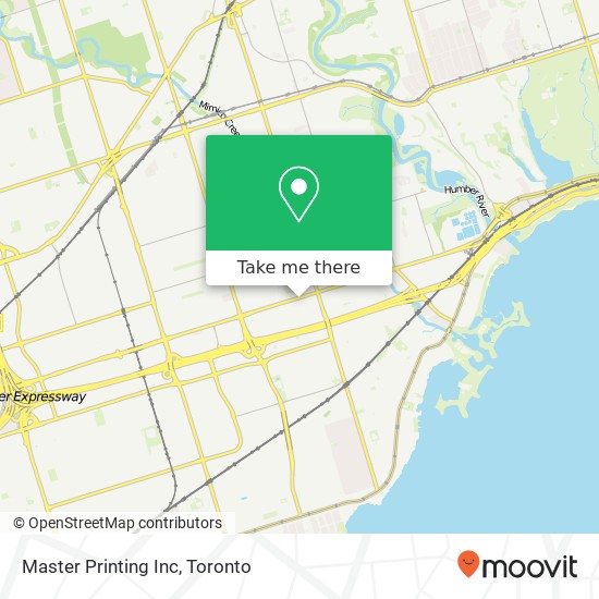 Master Printing Inc map