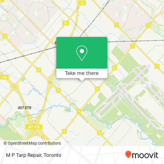 M P Tarp Repair map