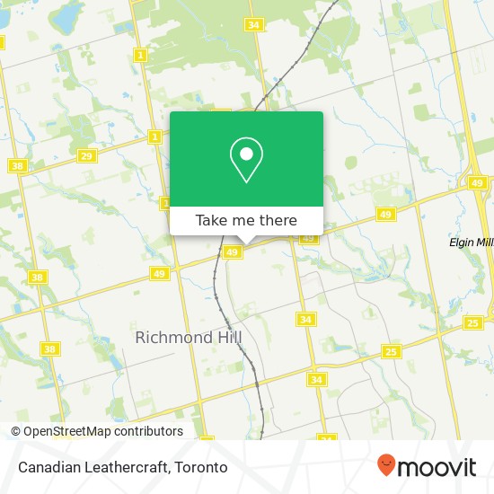 Canadian Leathercraft map