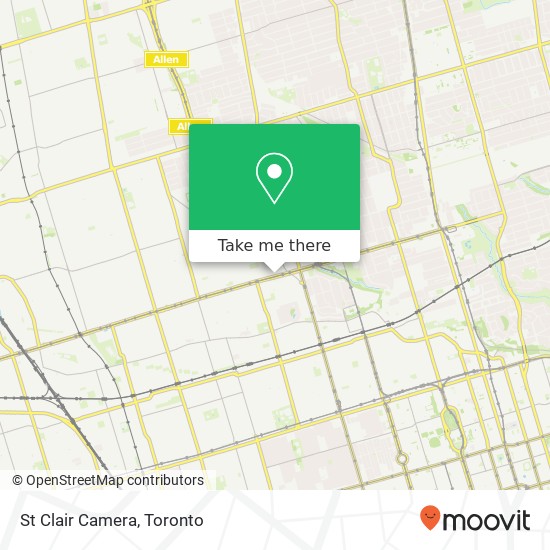 St Clair Camera map