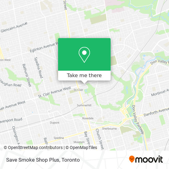 Save Smoke Shop Plus map