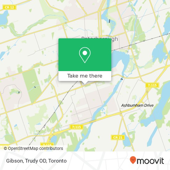 Gibson, Trudy OD map