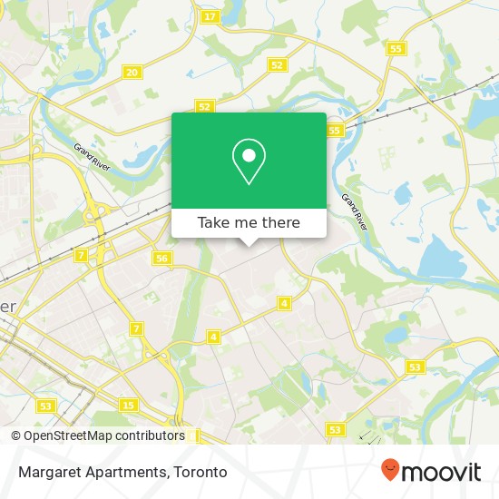 Margaret Apartments map