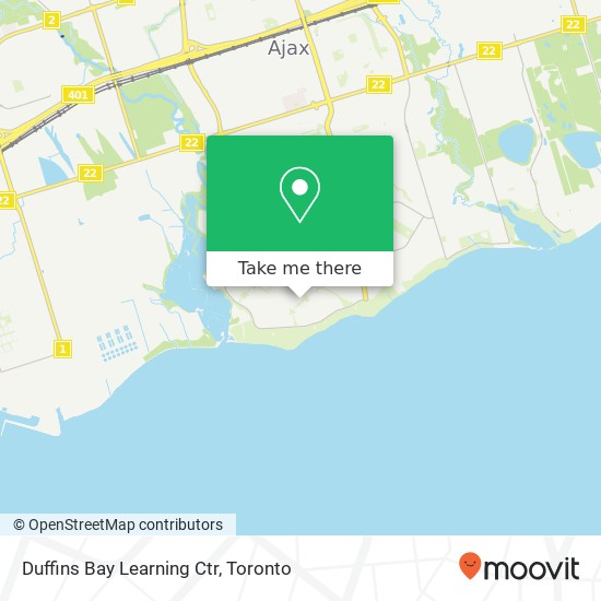 Duffins Bay Learning Ctr map