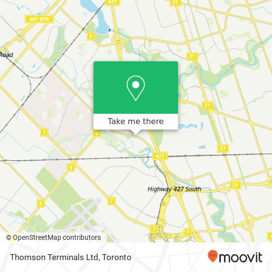 Thomson Terminals Ltd map