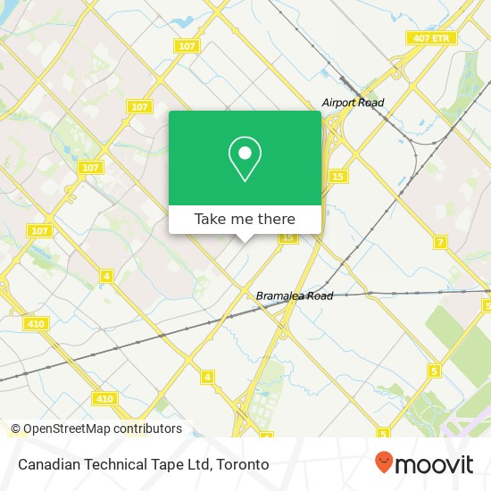 Canadian Technical Tape Ltd map